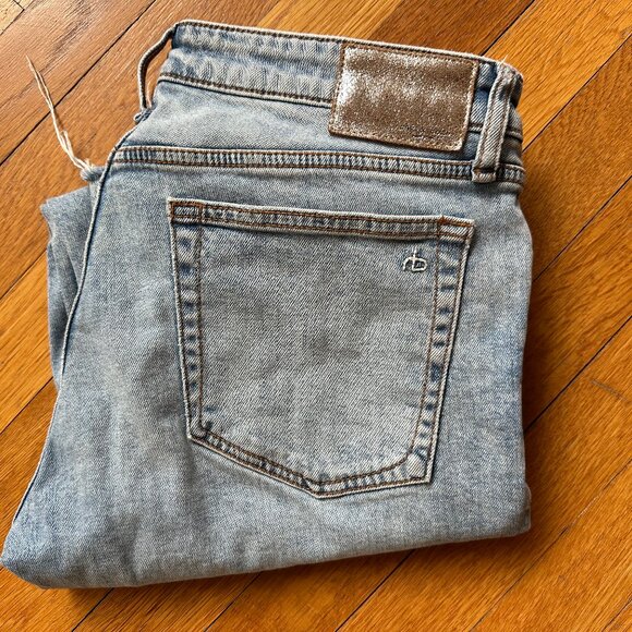 Rag & Bone Dre Low Rise Ankle Slim Boyfriend Jeans DAPHNE Size 27 - Picture 9 of 12